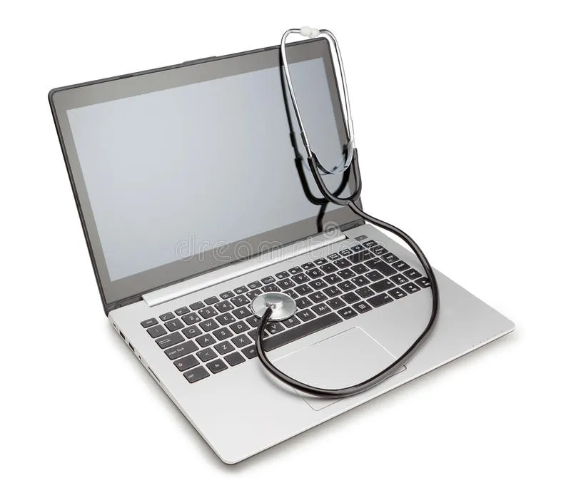 medical-stethoscope-modern-laptop-treatment-viruses-31125235